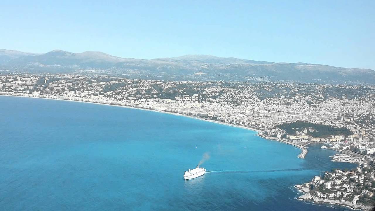 A320 Landing VOR B - Saleya Approach Nice Cote D'Azur Runway 22R & Taxi to Stand