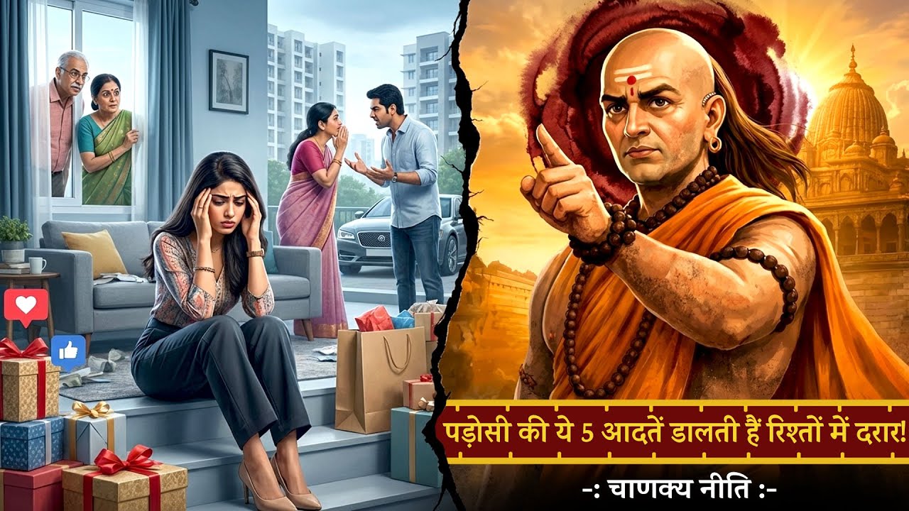 पड़ोसी की ये आदतें डाल देती हैं रिश्तों में दरार –पति पत्नी रहे सतर्क: Chanakya niti motivation 2026