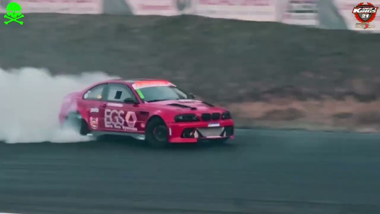 🥇Miklos Laszlo - BMW E46 N62B44 turbo drifting at Drift Kings International Series Round 4