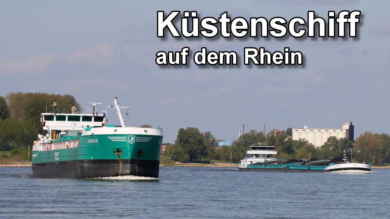 Küsten- und Seeschiff auf dem Rhein / Binnenschifffahrt / Niederrhein