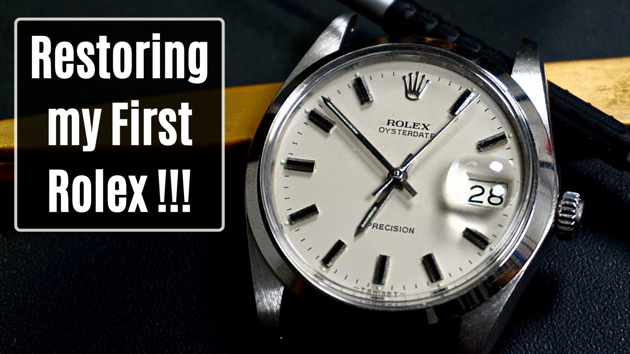 Реставрирую свои первые винтажные часы Rolex! Калибр Rolex 6694 1225