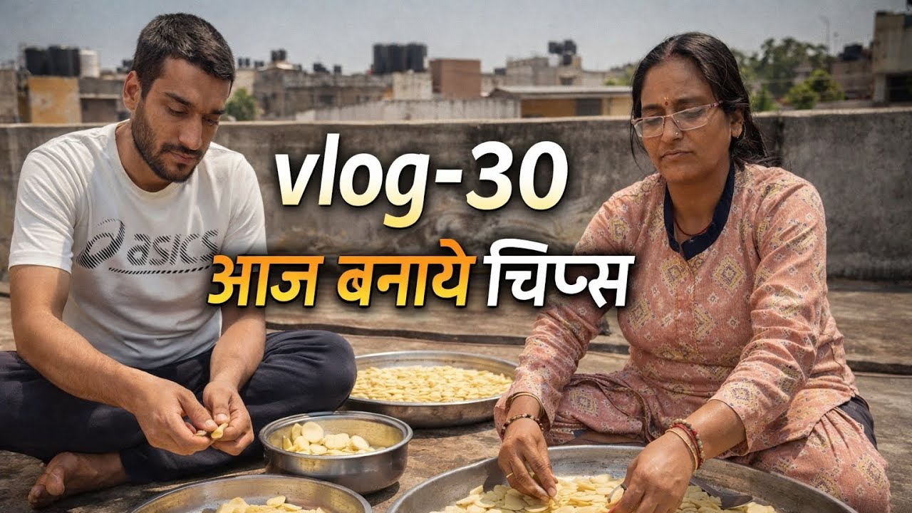 Vlog-30 | Aaj Chips Ki recipe Share Krenge 😶| #trending #viral #comedy #trend #new #vlog #love 