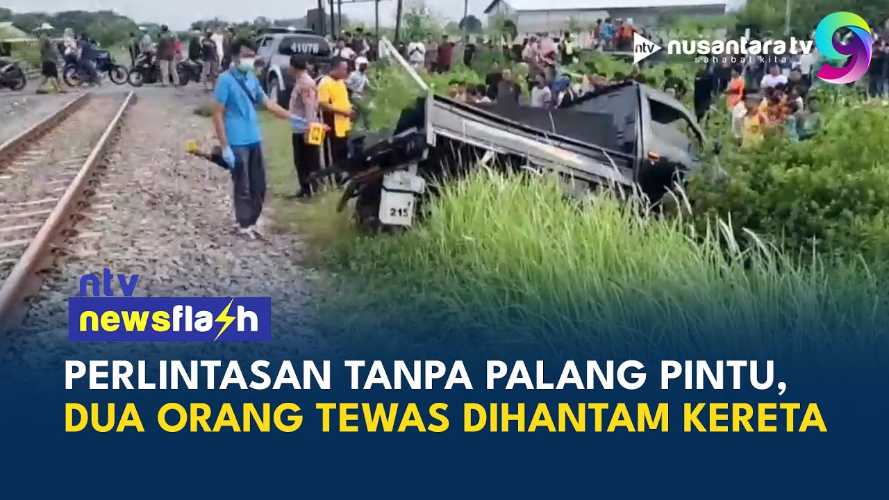 Tragis! Mobil Pikap Dihantam Kereta di Cirebon, Pengemudi Terpental Jauh | NTV NEWSFLASH
