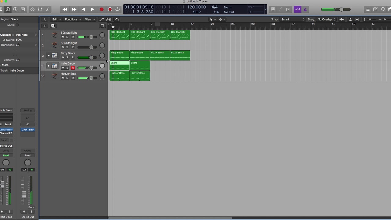 Logic X Playback:Playhead/Playback