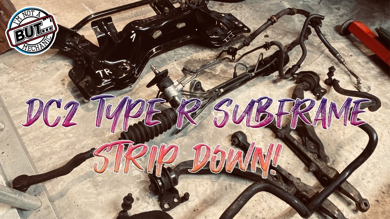 K Swap Build Part 10! DC2 Integra Type R Subframe Strip Down - Hardrace DC2 Anti Roll Bar Bushes.