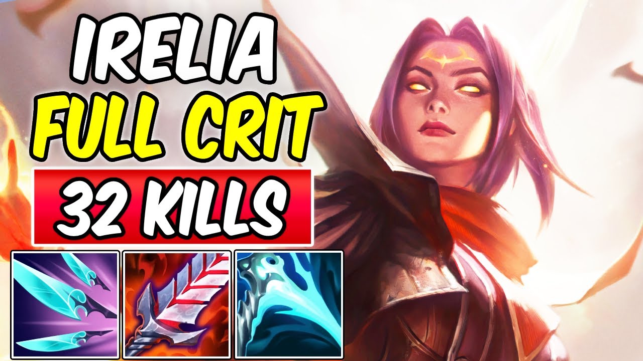 *32 KILLS* FULL CRIT IRELIA IS BROKEN ~66000 Damage! | New Build & Runes S14 | League of Legends