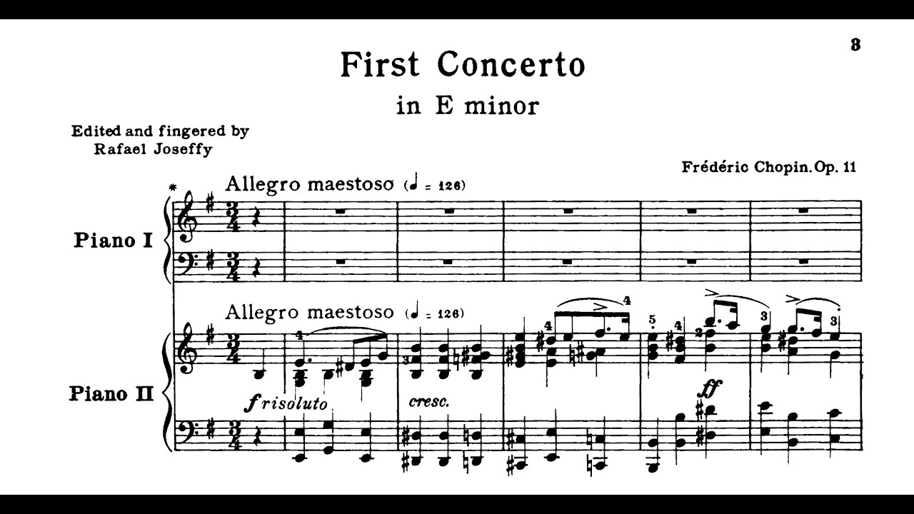 Chopin - Piano Concerto No. 1 [Seong-Jin Cho]