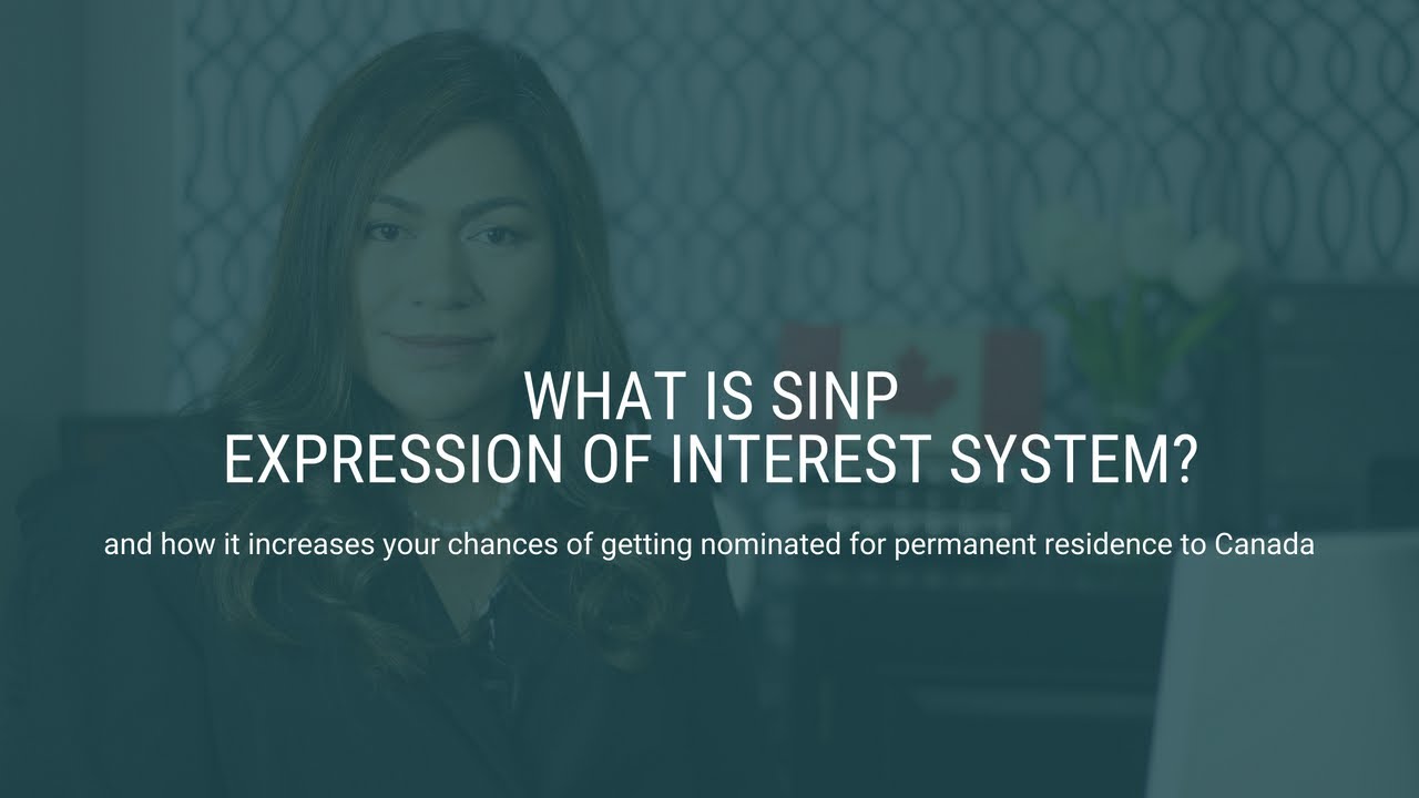 #31: What is SINP Expression of Interest System?