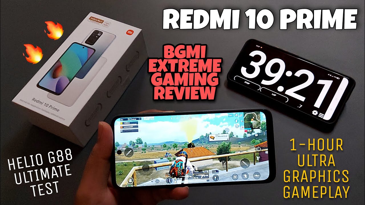 Redmi 10 Prime Extreme 1 Hour BGMI Gaming Review: Helio G88 Ultimate Test | Redmi 10 Prime BGMI Test