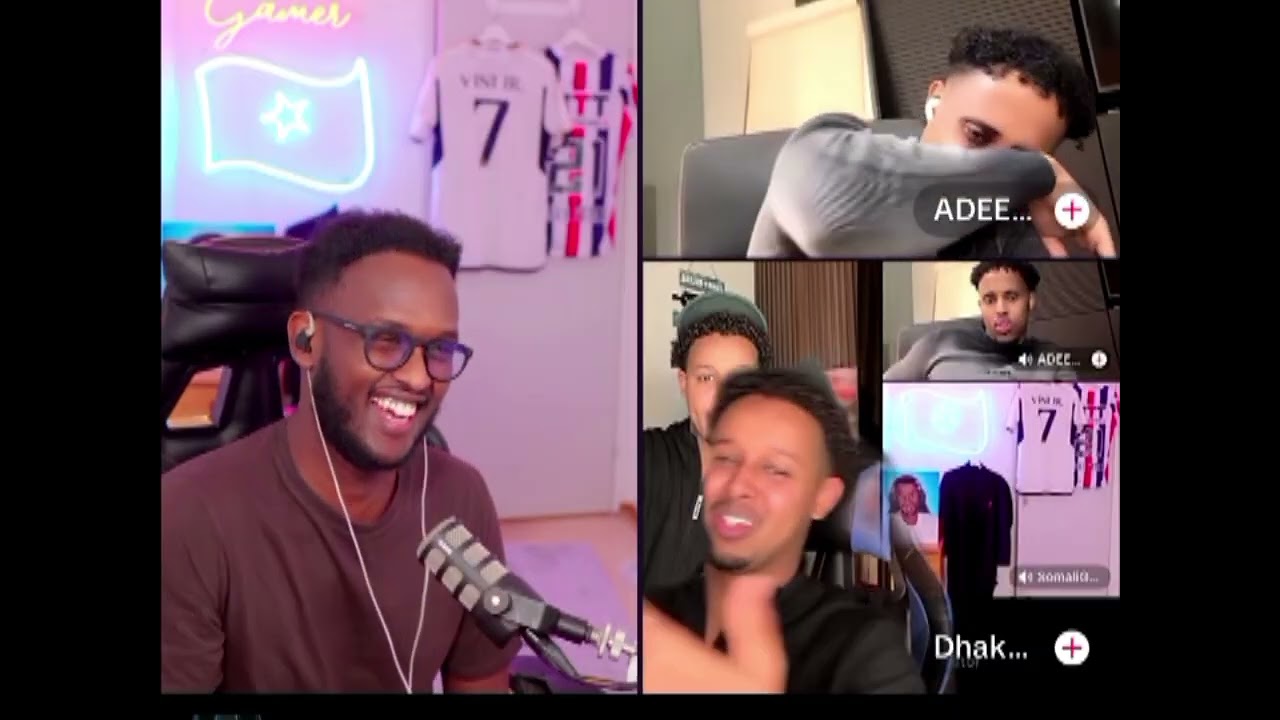 LIVEKI UGU QOSALKA BADNAA SOMALI GAMER DAQTAR IYO HAPPY