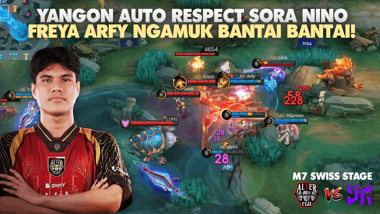 FREYA ARFY BANTAI-BANTAI,  AE SIAP MENGUKIR SEJARAH!!! - ALTER EGO VS YG - M7 SWISS STAGE