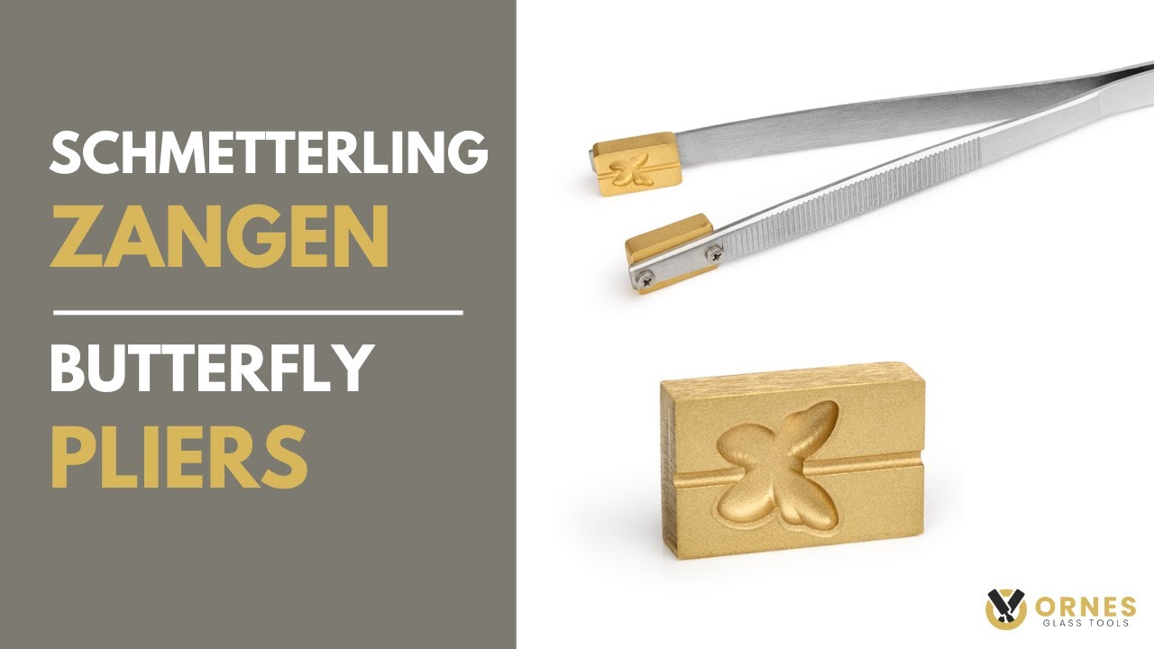 How to Make Glass Butterflies – Using Pliers with a Small Butterfly Mould