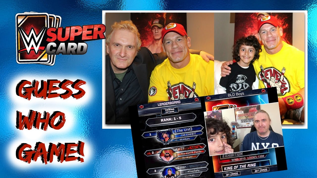 WWE SuperCard 2:102 : Team PCC & Guess Who Game!