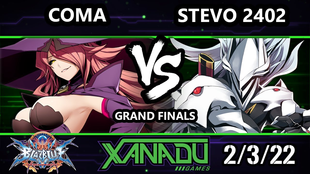 F@X 442 GRAND FINALS - Coma (Nine) Vs. Stevo_2402 [L] (Hakumen) BlazBlue: Central Fiction
