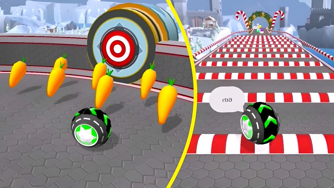 Rolling Ball Sky Escape - Gameplay SpeedRun All Levels 487 - 498