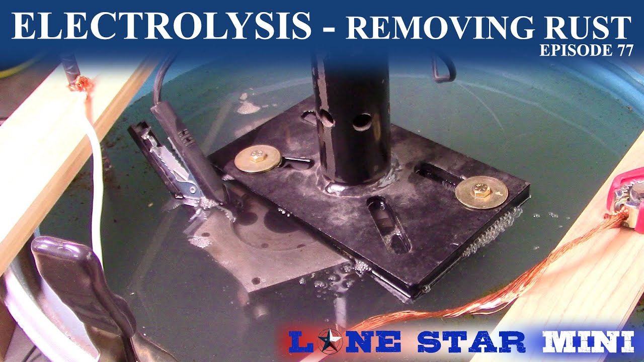 Removing Rust via Electrolysis - Classic Mini