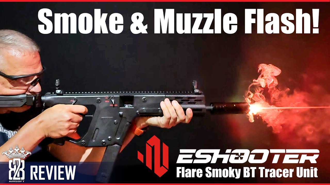 EShooter FLARE SMOKEY BT Airsoft Tracer - Ultimate Smoke Effect💨Review