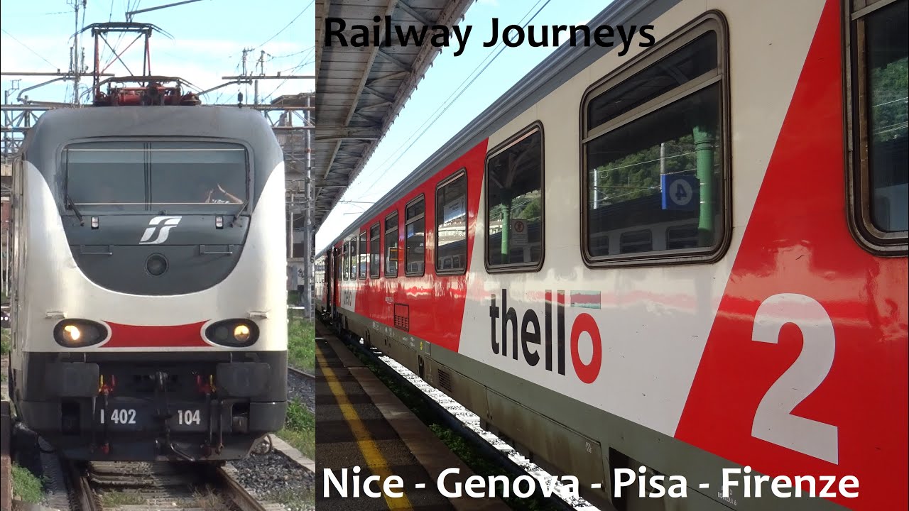 Nice - Genova - Firenze / Thello EuroCity (Railway Journeys)