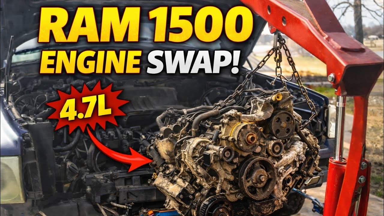 How to remove/replace a dodge ram 1500 4.7l engine