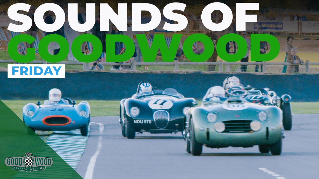 LOUD pure race car sounds Goodwood Revival day 1 | F1, bike and sportscar Flybys