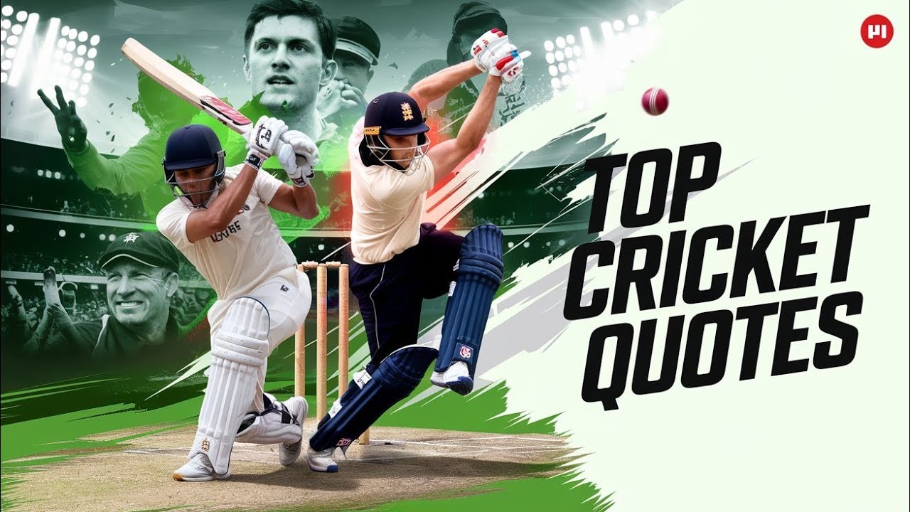 Top Cricket Quotes Compilation | Inspirational & Iconic Sayings from Cricket Legends
