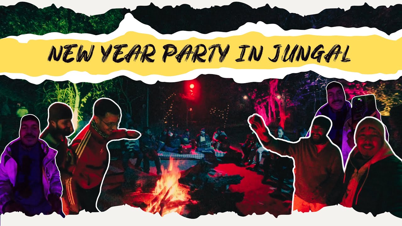 We Celebrated New Year in a Jungle 🏕️🔥 | Camp Kyari Syat Vlog