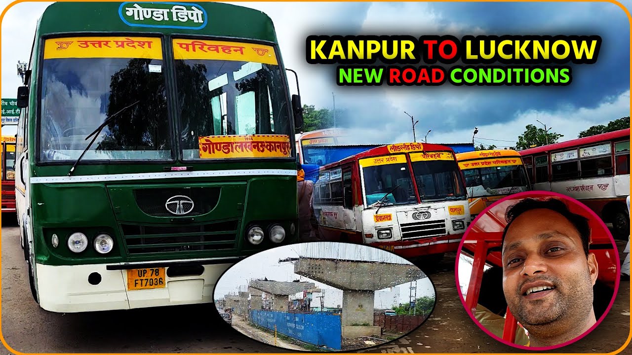Kanpur To Lucknow UPSRTC Bus | Lucknow–Kanpur Expressway | Mukesh Kumar Vlog