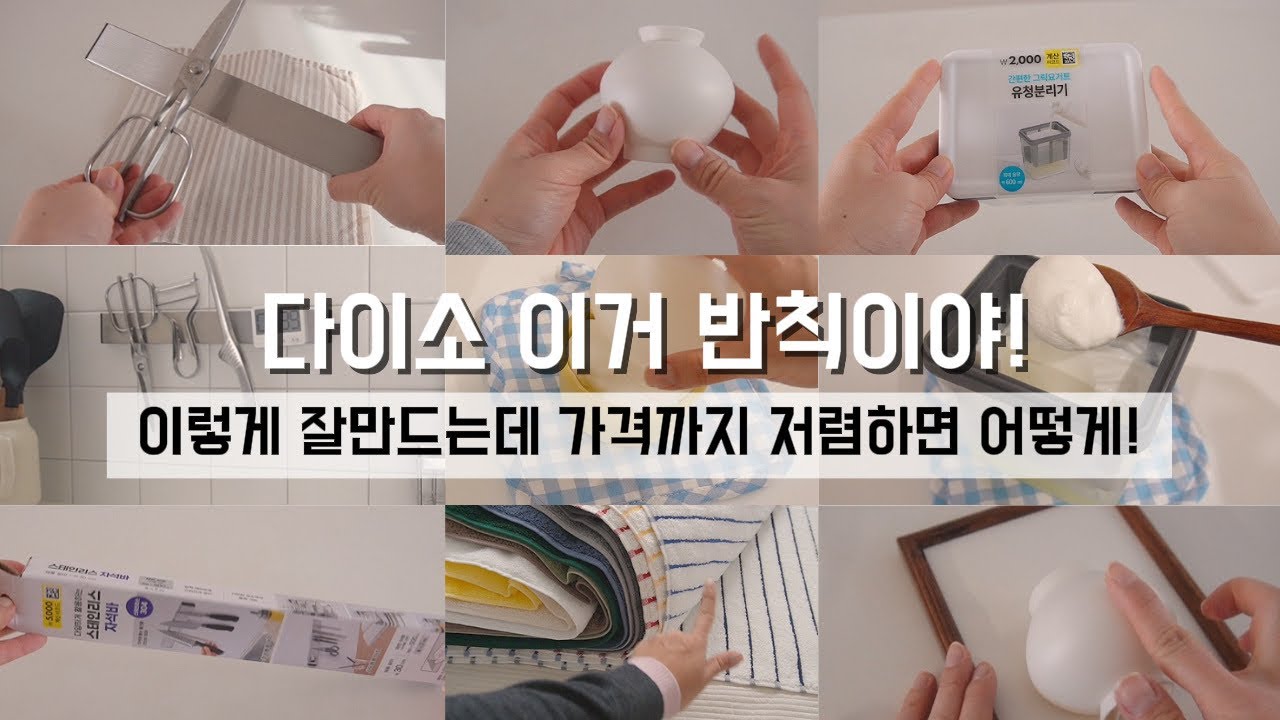 다이소 이게 무슨 일이야? 다이소 안사면 진짜 손해인 꿀템 신상들! / 다이소로 기가 막힌 꿀템 조합 / 이러면 정말 다이소 갈 맛이 나지! / 정리정돈 / 삶의질상승템