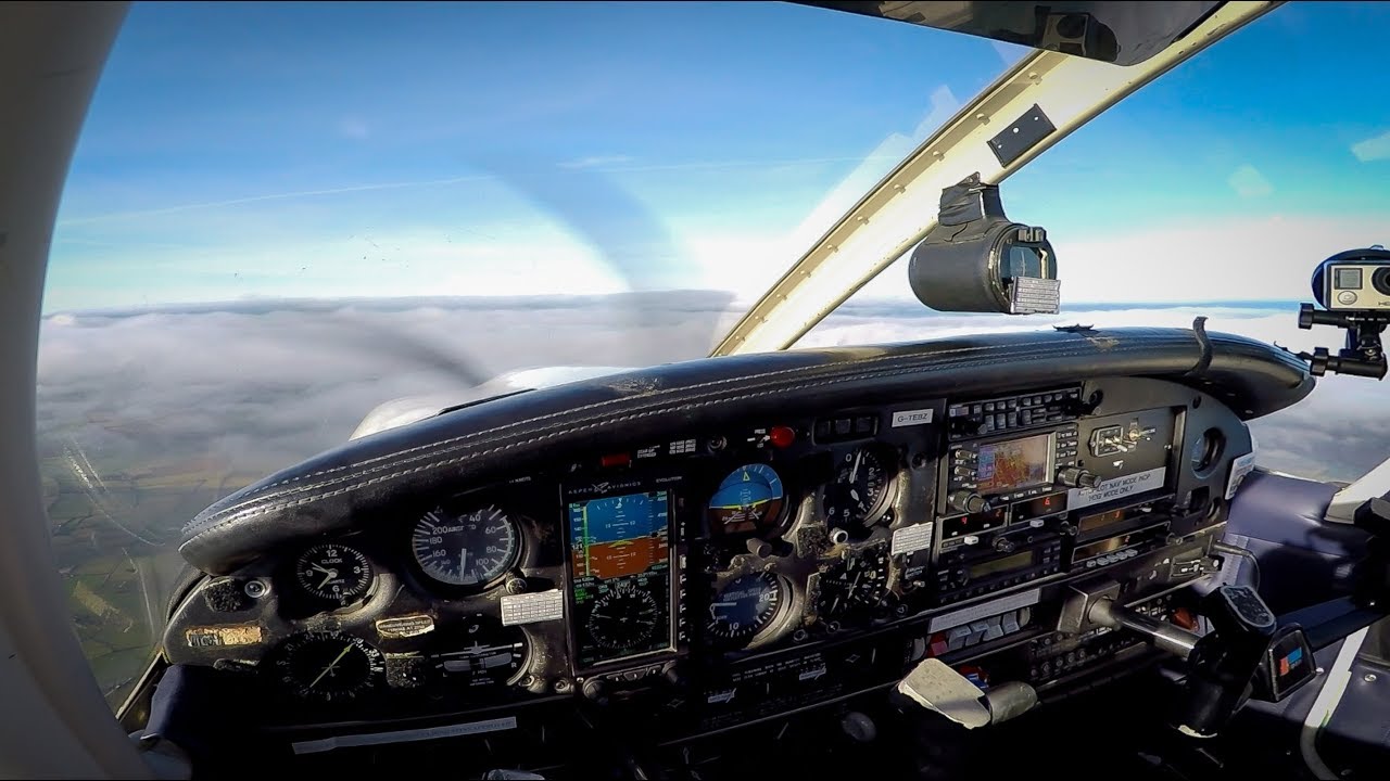 Piper P28R Arrow - Coventry To Gloucester | Flight Vlog | ATC Audio