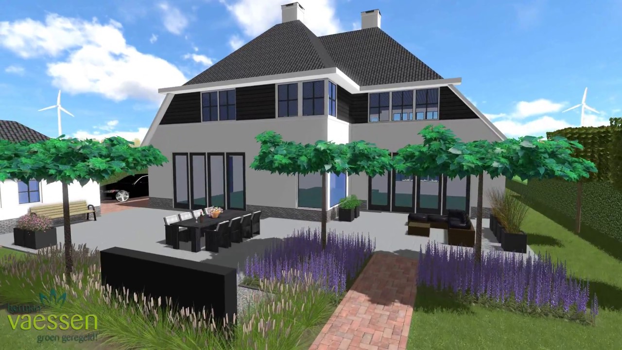 Strakke landelijke tuin Egchel