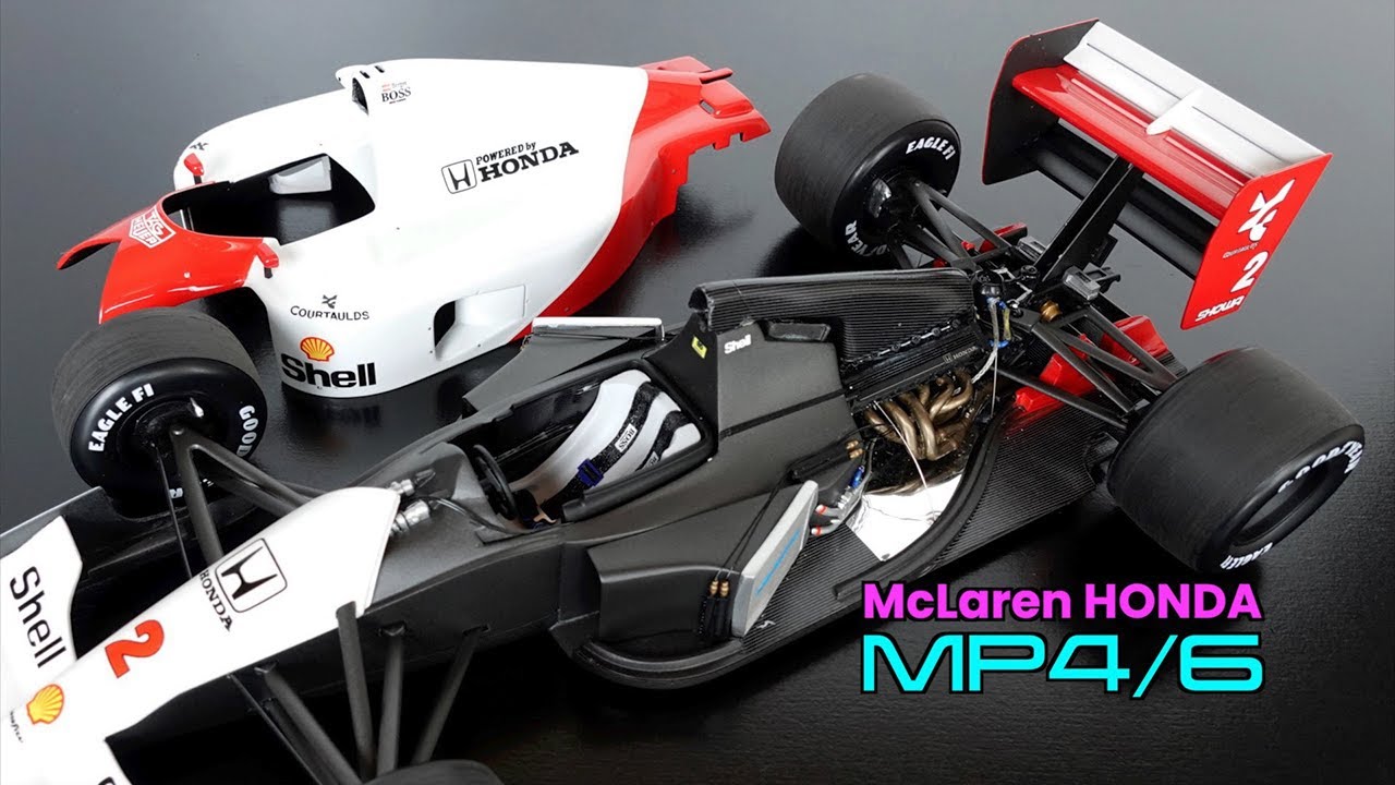 【黄金期最後のF1マシン】1/18 マクラーレンホンダ  MP4/6 V12エンジン搭載 1991年 サンマリノGP 2位 #2 G・ベルガー  TSM MODEL 美麗過ぎるマシン見参!!