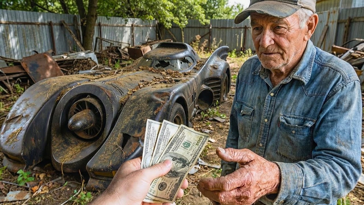 I Bought Abandoned Batmobile for ONLY $300! From Grandpa (Full Restoration)