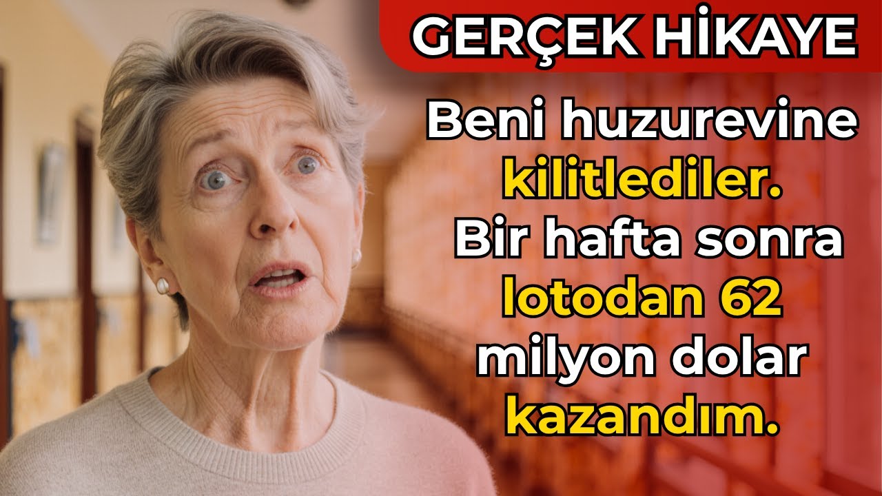 Beni huzurevine kilitlediler. Bir hafta sonra piyangoda 62 milyon dolar kazandım.