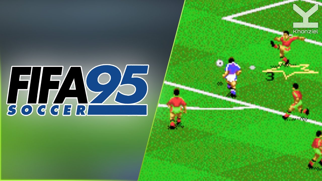 FIFA Soccer 95 (1994) Sega Mega Drive/Genesis - Portugal Vs France
