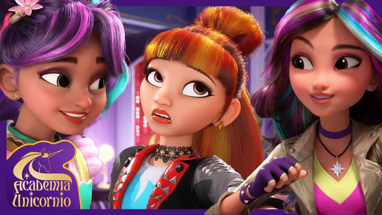 Vlogs diários do Dormitório Sapphire | Academia Unicornio | Desenhos animados para crianças