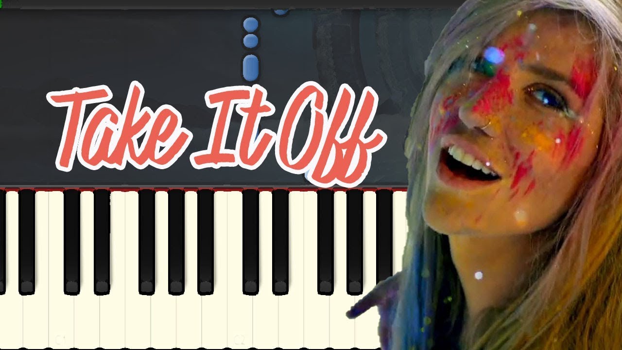 🎹 ke$ha - take it off (Piano Tutorial Synthesia)❤️♫