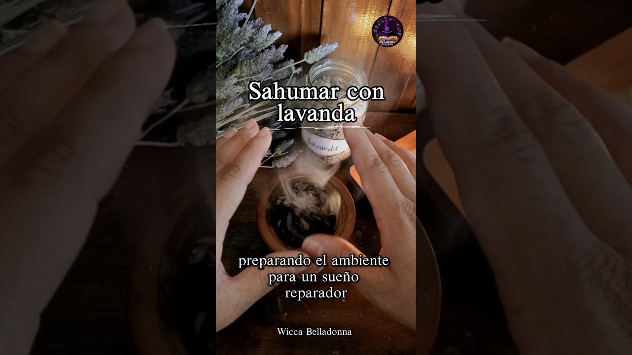 Brujitips - Sahumar con lavanda #wicca #brujaverde #herbalismomagico #brujaprincipiante #brujitips