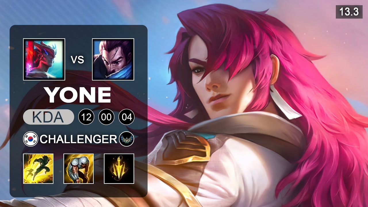 Chovy vs Pz ZZang - Yone vs Yasuo Mid - KR Challenger - Patch 13.3 Season 13