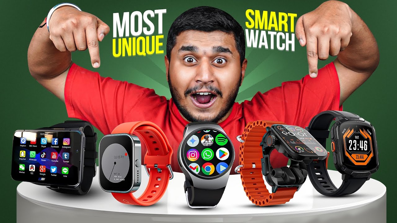Most Unique Android Smartwatches in the World😱|| With HD Camera, Wi-Fi, Bluetooth, 5G LTE, Features✅