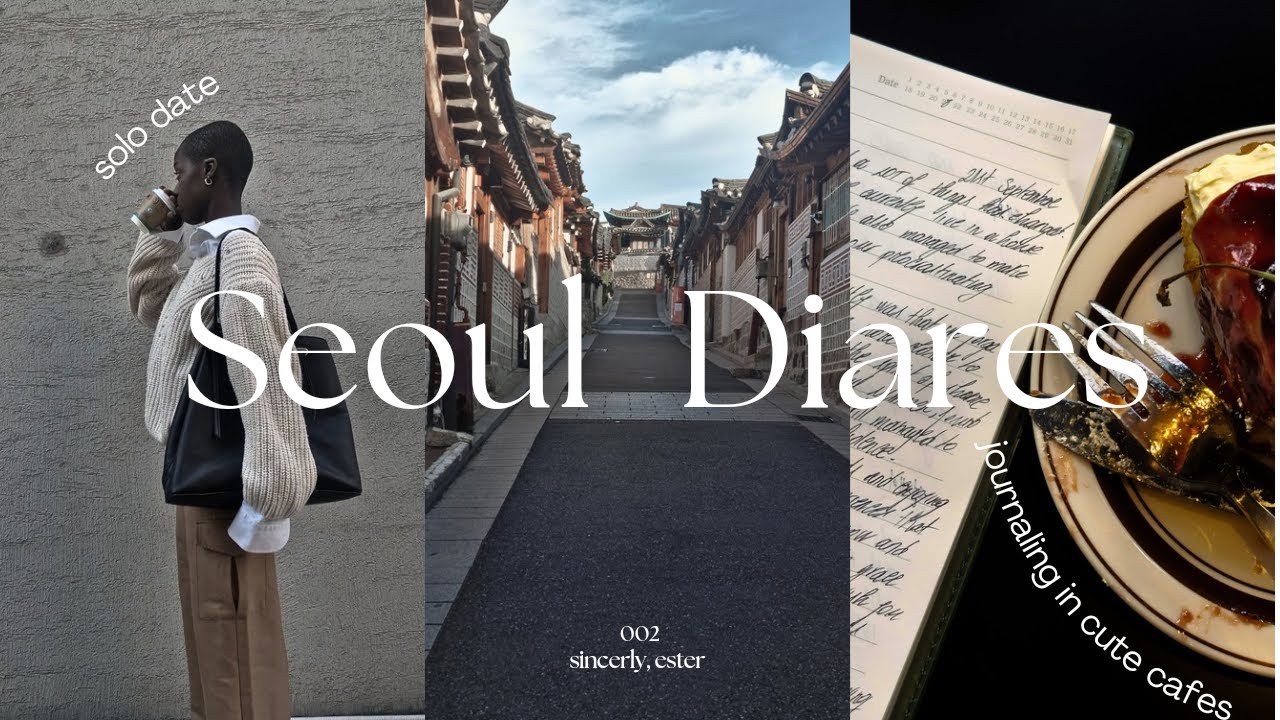 Seoul Diaries:day in the life of a black girl in Korea, hanok village, seongsu shopping, solo date