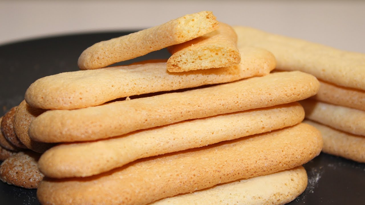 Ladyfinger Biscuit Recipe For Tiramisu | Homemade Savoiardi Biscuits