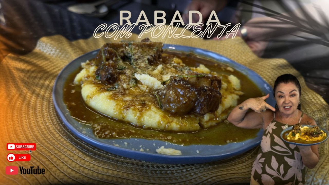 RABADA BOVINA COM POLENTA