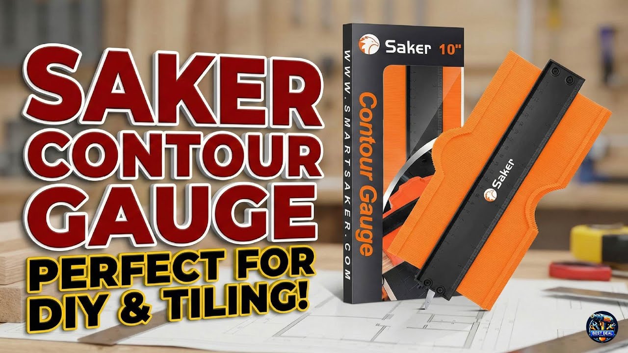 Прекратите тратить напольное покрытие впустую! Контурный шаблон Saker: секрет идеальных срезов.