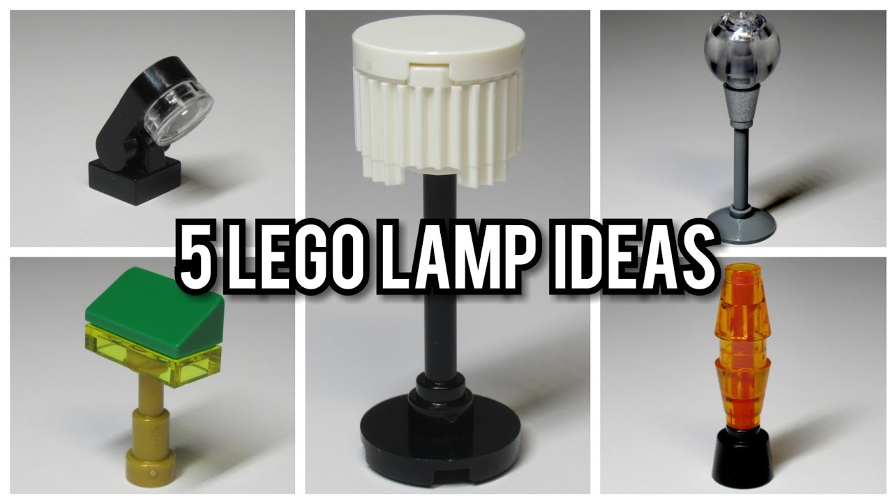 5 Lego Lamp Ideas | MOC Tutorial