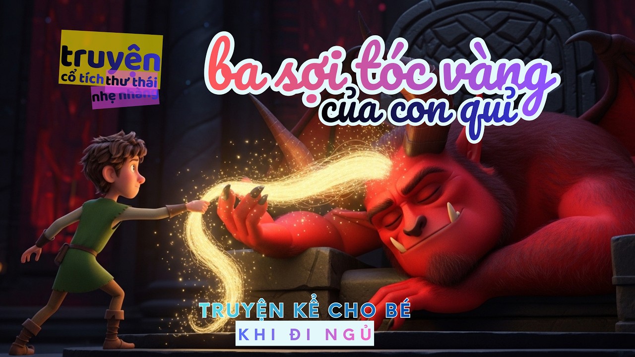 Ba sợi tóc vàng của con quỉ| Sách nói NHẸ NHÀNG, ÊM ÁI | TRUYỆN THAI GIÁO | Cổ tích cho bé ngủ ngon