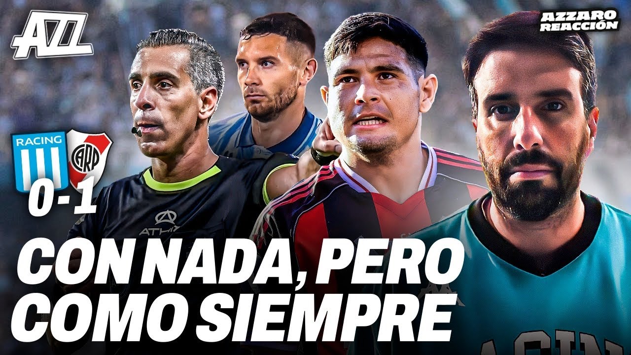 AZZARO REACCI&Oacute;N - RIVER LE GAN&Oacute; 1-0 A RACING CON GOL DE SALAS Y PAS&Oacute; A SEMI DE COPA ARGENTINA 