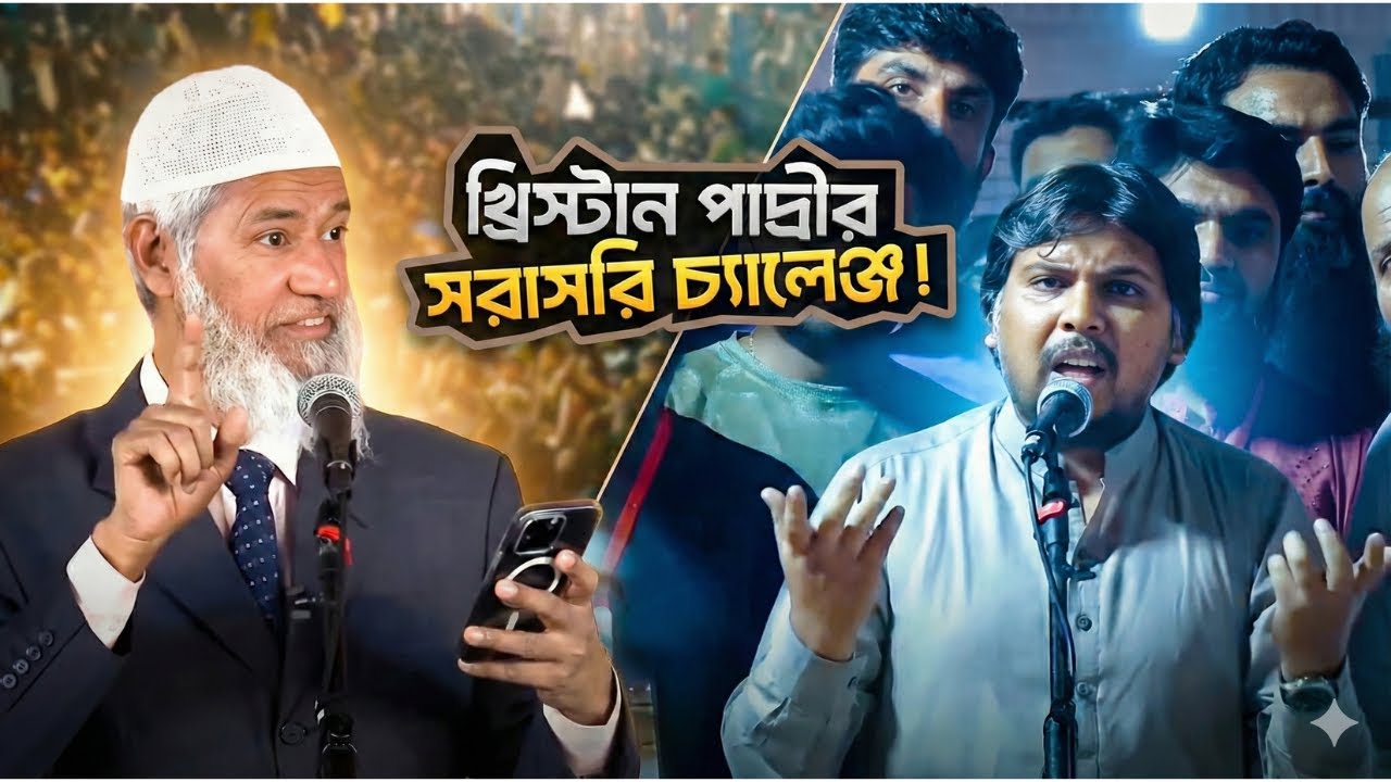 খ্রিস্টান পাদ্রির কুরআন থেকে দলিল দিয়ে সরাসরি চ্যালেঞ্জ! | DR ZAKIR NAIK | ডাঃ জাকির নায়েক