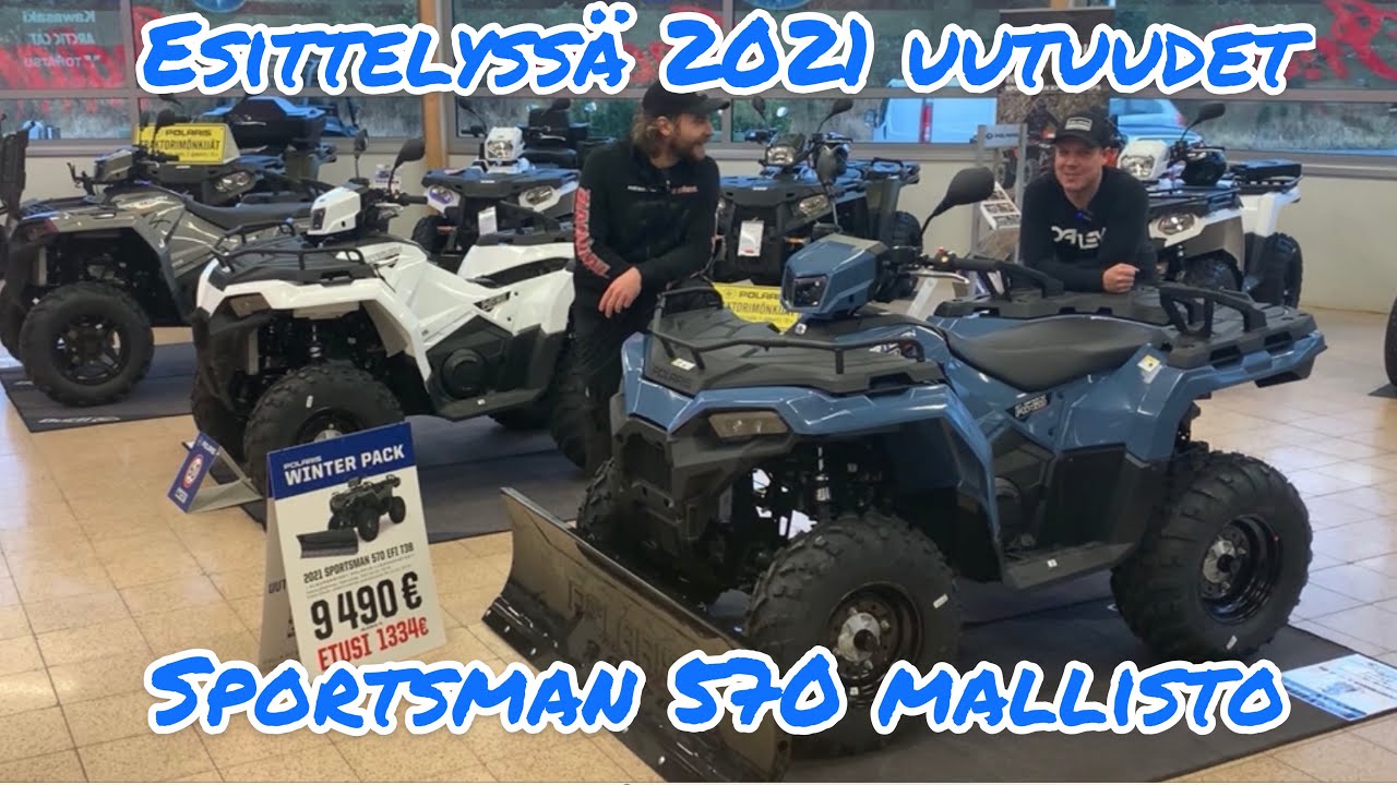 Mahtavat 2021 Polaris  💥Sportsman 570💥 Uutuudet esittelyssä !