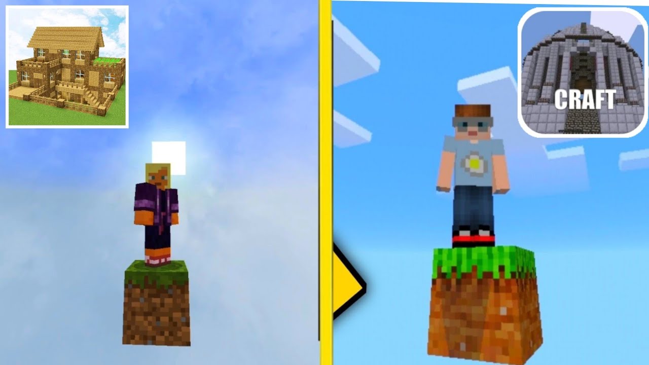 Block Crazy Robo World 3D Vip ONE BLOCK SKYBLOCK VS Minicraft 2025 One Block Skyblock