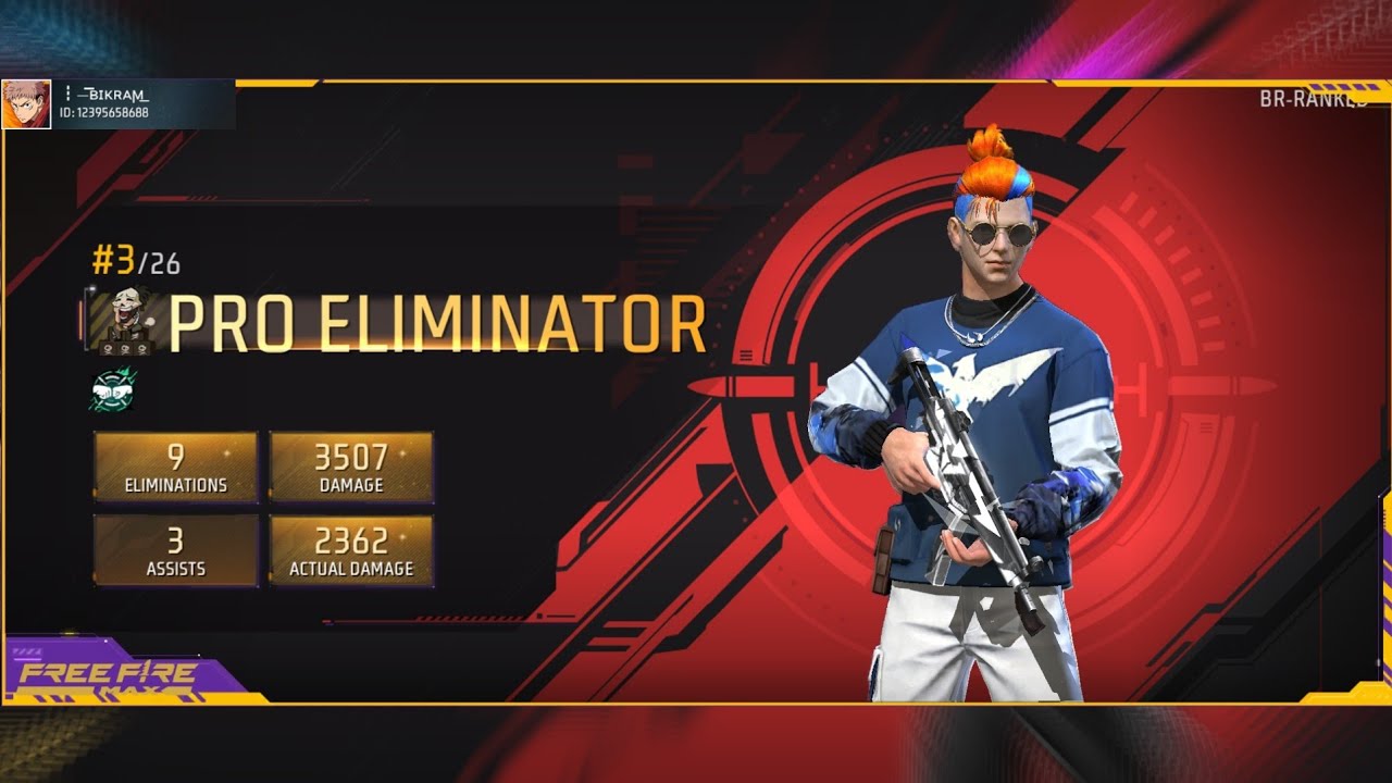 Free Fire MAX | BR Ranked Gameplay Rank Push #booyah #freefire 
